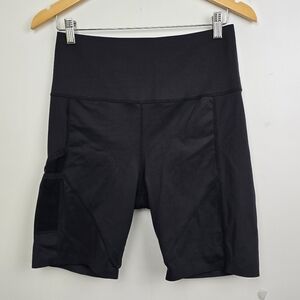 Knix Women’s Black Leakproof Stash & Go Bike Workout Gym Shorts